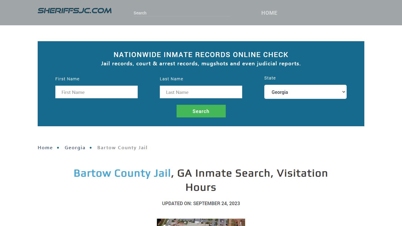 Bartow County Jail, GA Inmate Search, Visitation Hours